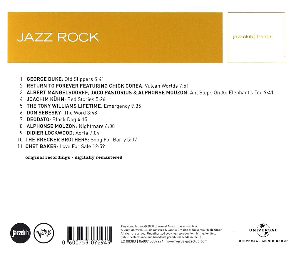 JAZZ／ROCK  などCD 11枚 Amazon.co.jp: Jazz Rock (Jazz Club): Music